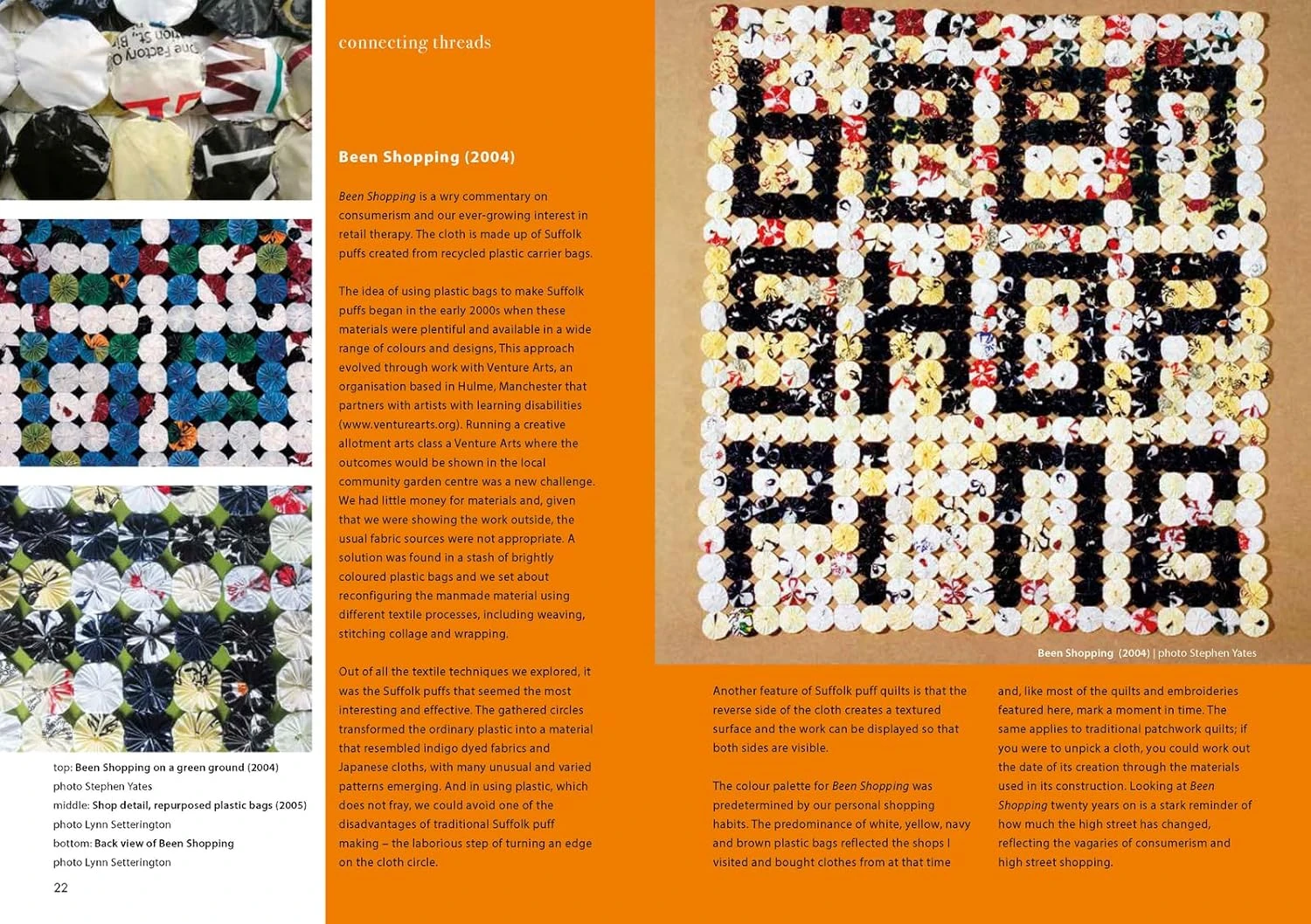 "PRE-ORDER" Connected Threads: Tactile Social History, Lynn Setterington 8 "PRE-ORDER" Connected Threads: Tactile Social History, Lynn Setterington - Image 6