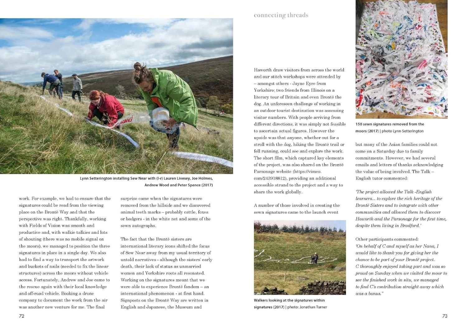 "PRE-ORDER" Connected Threads: Tactile Social History, Lynn Setterington 5 "PRE-ORDER" Connected Threads: Tactile Social History, Lynn Setterington - Image 3