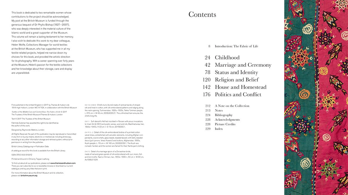 "PRE-ORDER" Textiles Of The Middle East And Central Asia: The Fabric Of Life, Fahmida Suleman 5 "PRE-ORDER" Textiles Of The Middle East And Central Asia: The Fabric Of Life, Fahmida Suleman - Image 3