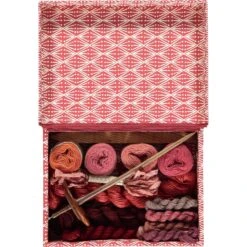 Selvedge And Cambridge Imprint, Haberdashery Box (Assortment Of Colours Available) -selvedge Outlet redlighter 1 TOSEND048x2048